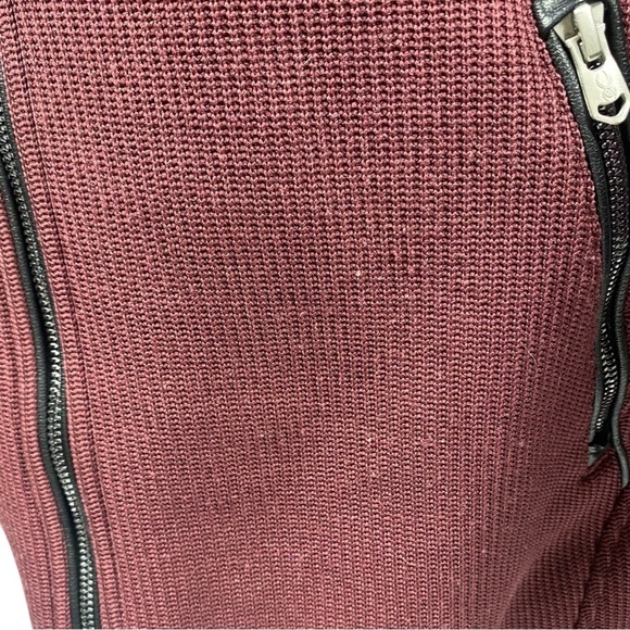 Spyder Leggy Femme Mid Weight Stryke Fleece Medium Maroon Full Zip Hooded 868264 - Picture 8 of 10